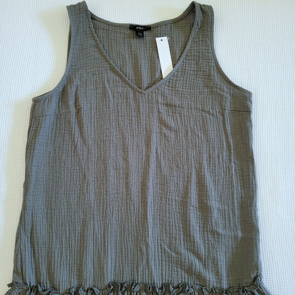 ✨️HP✨️ DREW Sage Colored Tank Dress - NWT - Picture 7 of 13